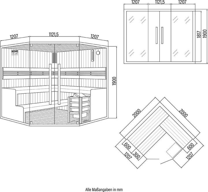 Produktbild Home Deluxe ARKHAM BIG XL - 6 Personen