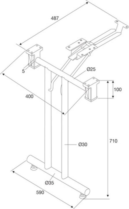 Actual product image BMB Folding table