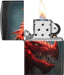 Actual product image Zippo red dragon