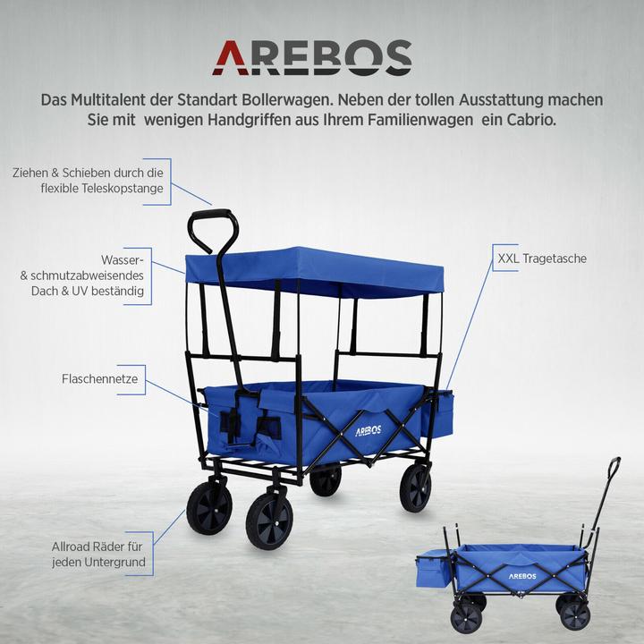 Produktbild Arebos Bollerwagen