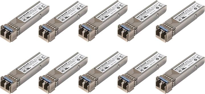 Image du produit Netgear ProSafe 10GBASE-LR SFP+ - 10 unités AXM762 modules - En vrac