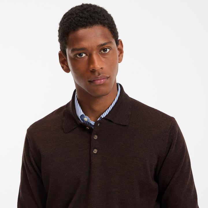 Immagine prodotto La Redoute Collections Pullover mit Polokragen aus Merinowolle (3XL)