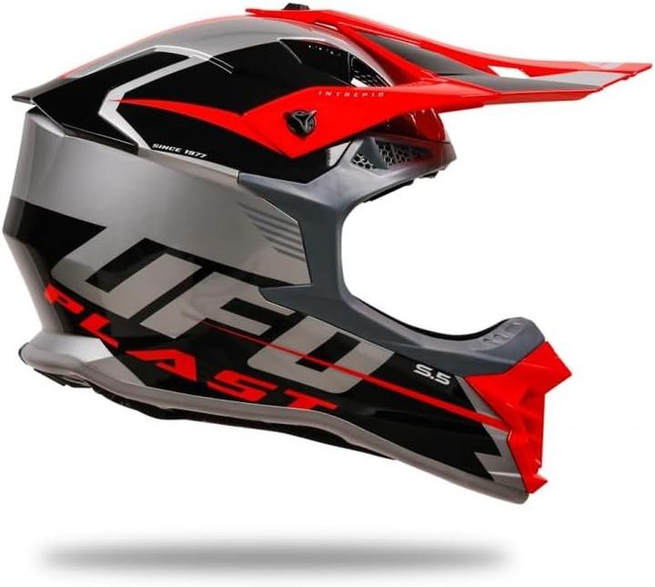 Productafbeelding Ufo Plast INTREPID helm grijs L (L)