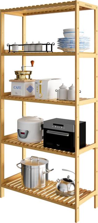 Actual product image Casaria Standing shelf (130 x 60 x 26 cm)