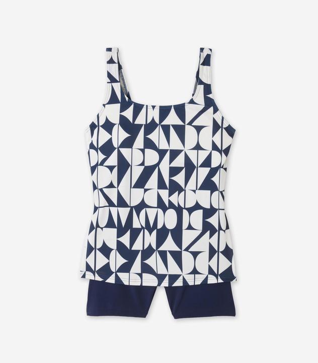 Produktbild Nabaiji Badeanzug Tankini Shorty Damen - Heva blau (40)
