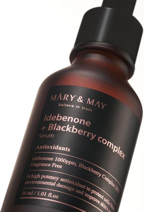 Actual product image Mary&May Idebenone +ackberry Complex Serum Smoothing Face Serum 30Ml (30 ml)