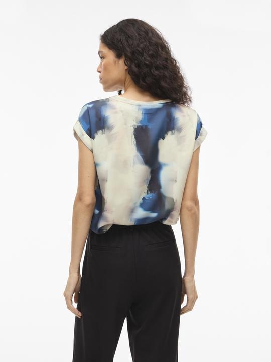 Immagine prodotto Vila VIELLETTE Rundhals Oberteil mit kurzen Ärmeln (40)