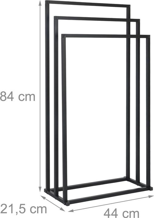 Actual product image Relaxdays towel bar