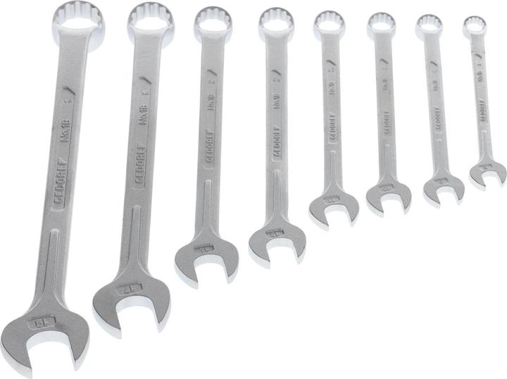 Image du produit Gedore 1 B-080 Jeu de clés mixtes 8 pièces 8-19 mm (10 mm, 11 mm, 13 mm, 14 mm, 17 mm, 19 mm, 8 mm, 9 mm)