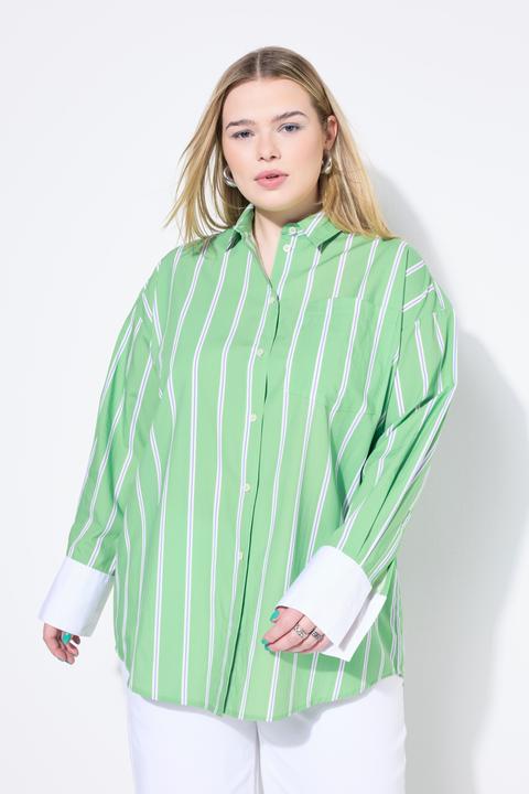 Produktbild Studio Untold Hemdbluse, oversized, Streifen, Langarm (60)