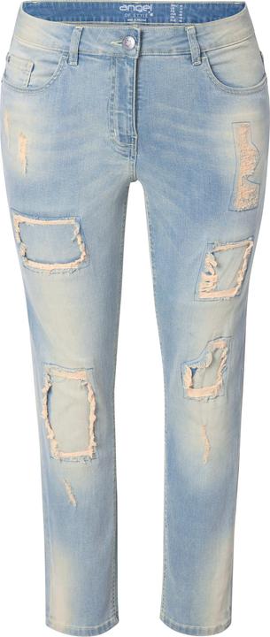 Actual product image Angel of Style Jeans Emma, Slim Fit, destroyed, beiger Denim (56)