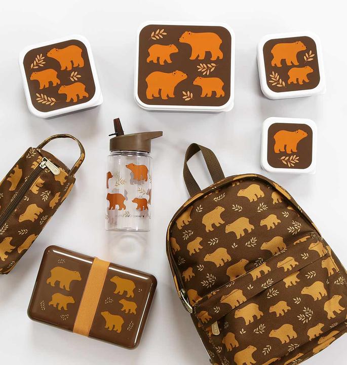 Actual product image A Little Lovely Company ALLC Lunch & snack box set SBSEBE43 Bears