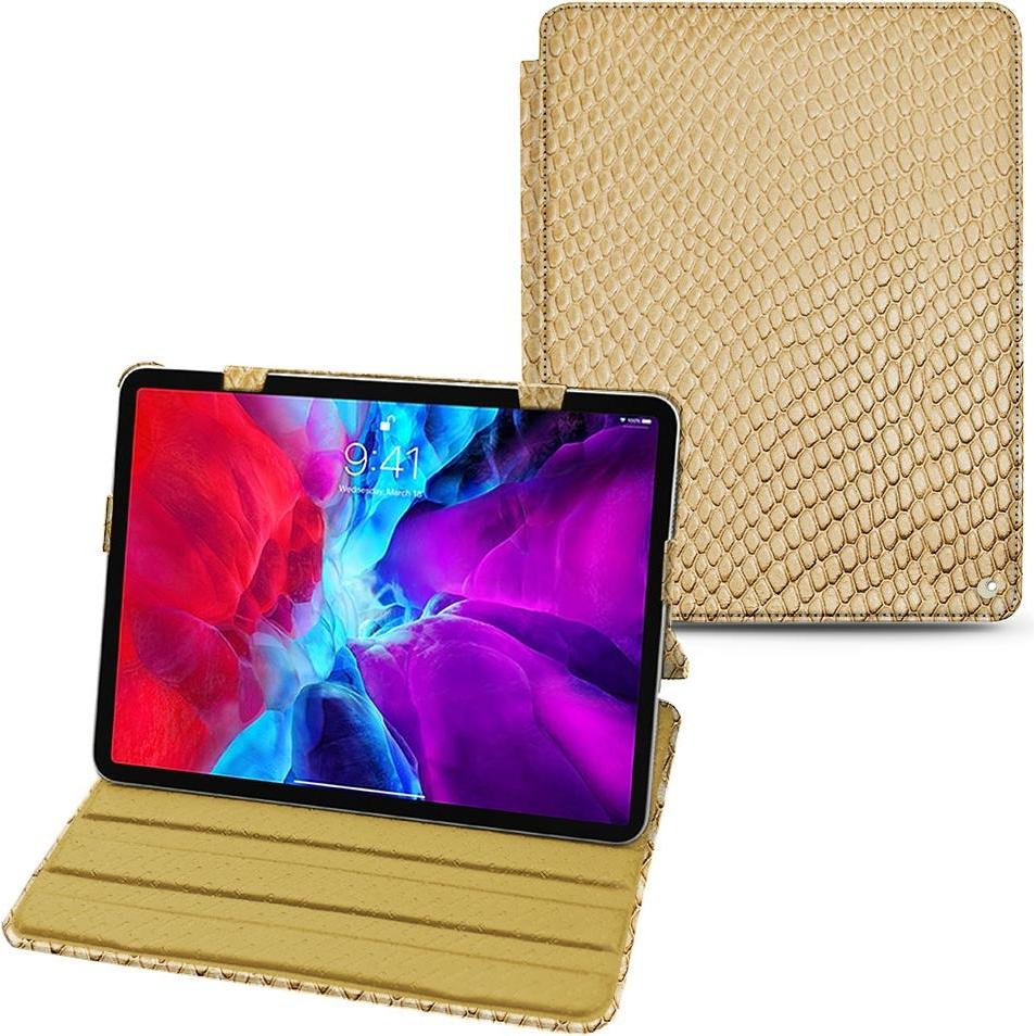 Noreve Lederschutzhülle horizontal (iPad Pro 12.9 2020 (4. Gen)), Tablet Hülle, Beige