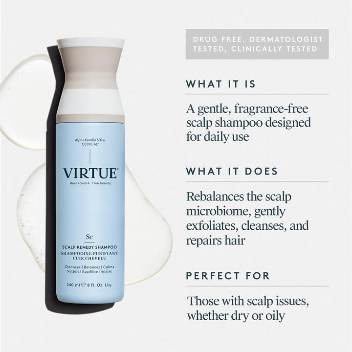 Immagine prodotto Virtue Labs Scalp Remedy Shampoo (240 ml, Shampoo liquido)