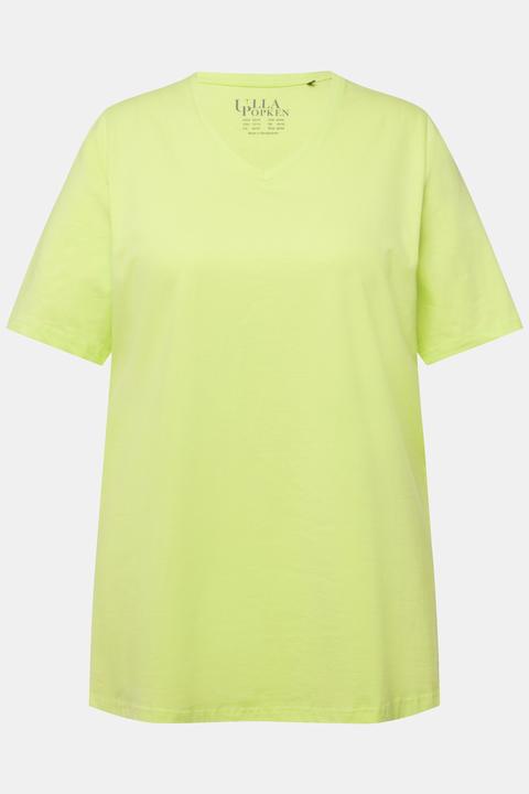 Actual product image Ulla Popken Essential V-Neck Stretch Tee (60)