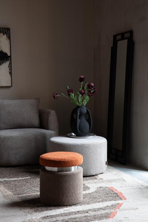 Image du produit Dutchbone Rocca Pouf Cappuccino