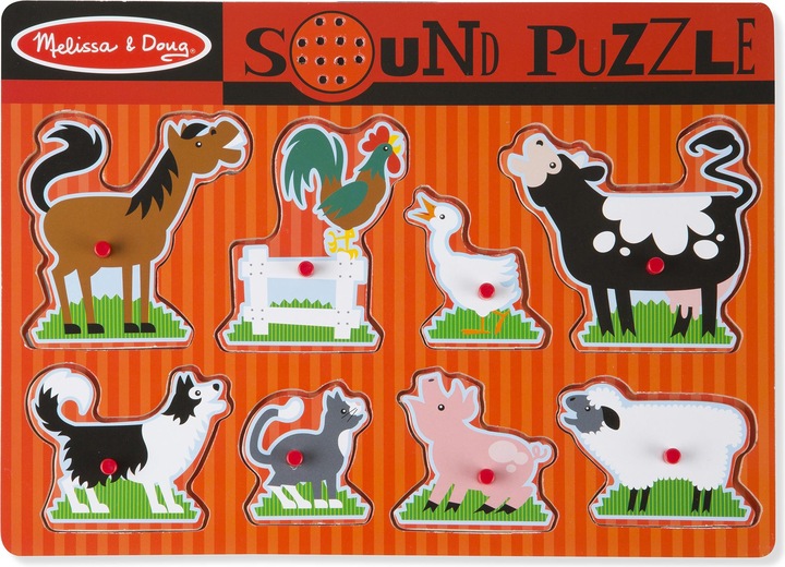 Actual product image Melissa & Doug Farm Animals (8 pieces)
