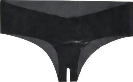 Actual product image Rimba Latex briefs with open crotch "Elena (L)
