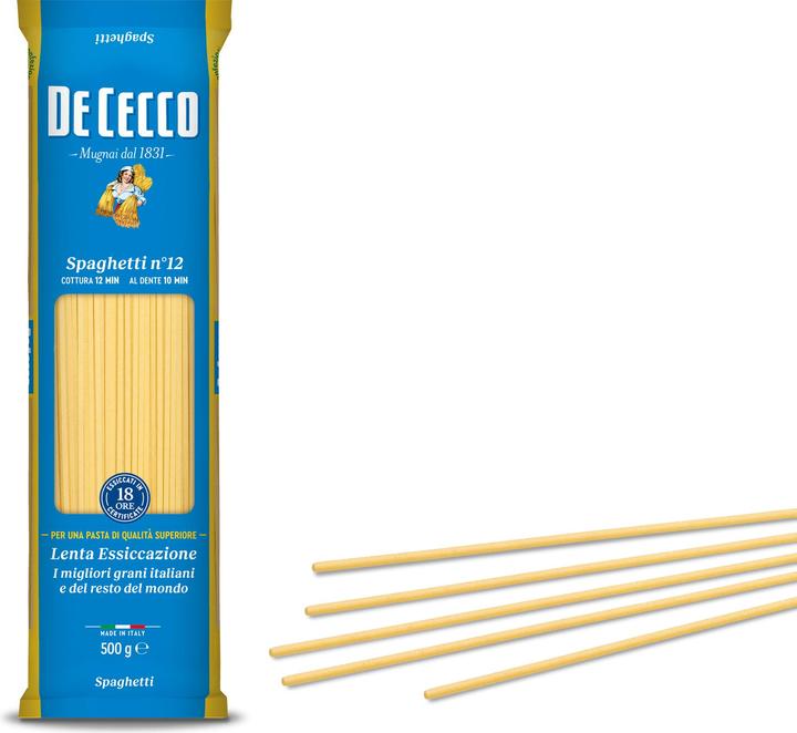 Image du produit De Cecco Pâtes alimentaires Spaghetti No.12 3 kg (3000 g)