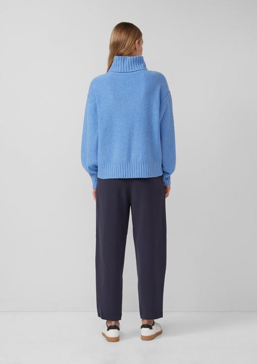 Produktbild s.Oliver Strickpullover Kuscheliger Strickpullover mit breitem Rollkragen (48)