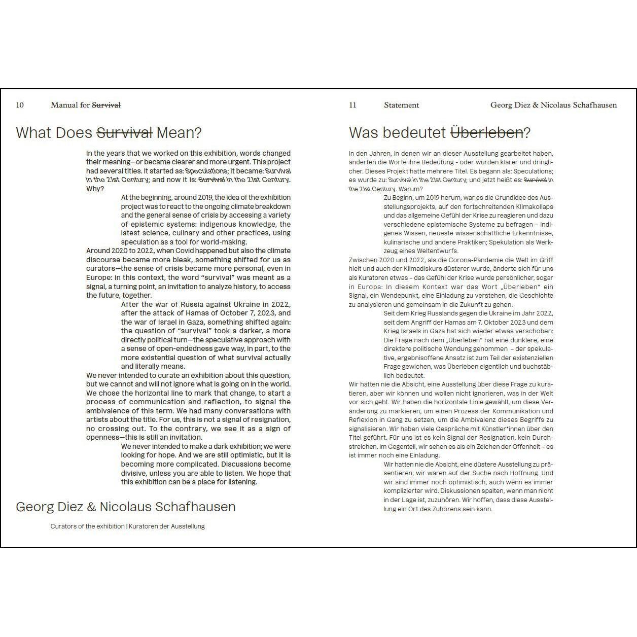 Thumbnail - Manual for Survival, Fachbücher von Georg Diez, Nicolaus Schafhausen, Dirk Luckow