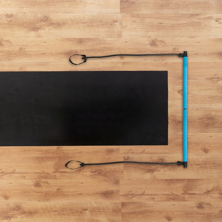 Image du produit Relaxdays Bâton de Pilates + bandes de résistance (0.03 m)