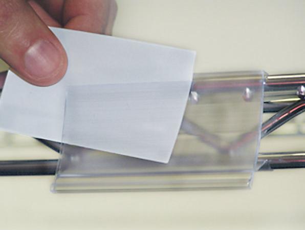 Produktbild kaiserkraft Etikettenhalter, Kunststoff