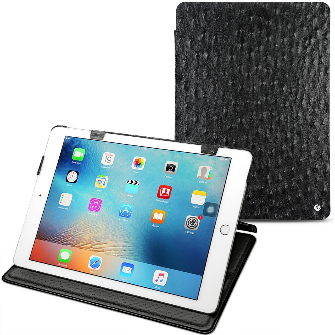 Thumbnail - Noreve Lederschutzhülle horizontal (iPad Pro 9.7 2016 (1. Gen)), Tablet Hülle, Schwarz