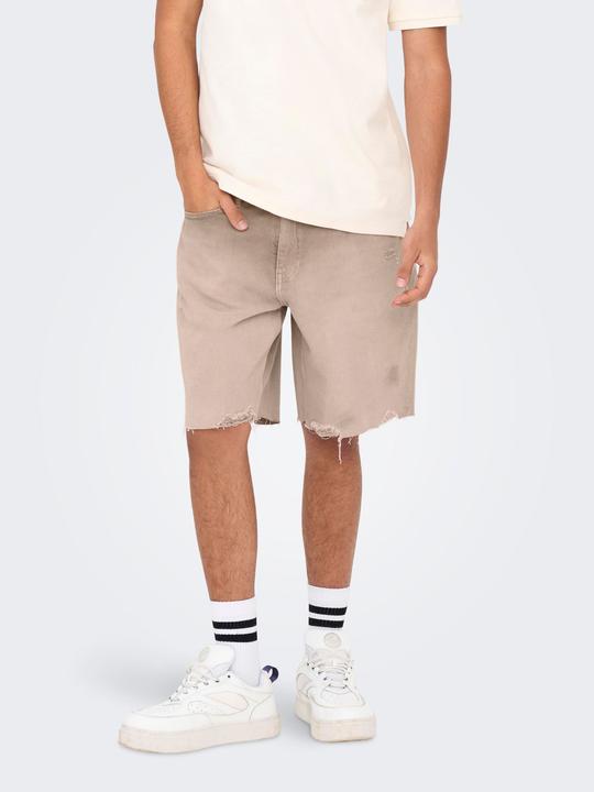 Actual product image Only & Sons Gerade geschnitten Mittlere Taille Shorts Jeans-Shorts (XXL)