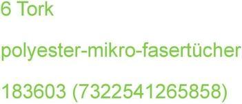 Actual product image Tork 6 microfibre cloths (6 pcs.)