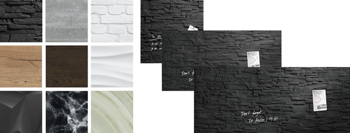 Immagine prodotto Sigel Lavagna magnetica in vetro Artverum con design (Calamita, 130 x 55 cm)