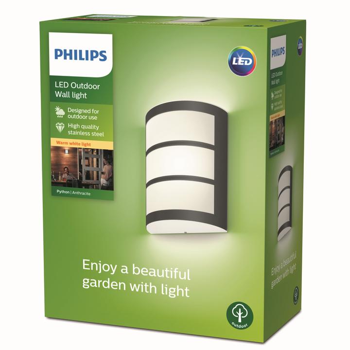 Image du produit Philips Applique murale Python (600 lm, IP44)