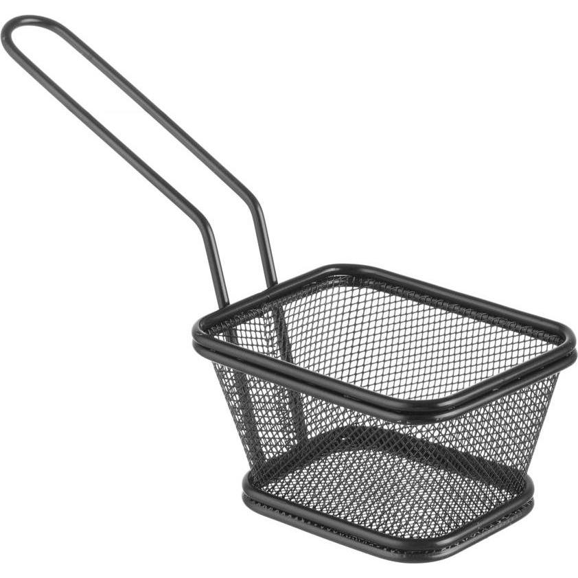 Thumbnail - Hendi, Serviergeschirr, Miniatur-Frittierkörbe schwarz stapelbar