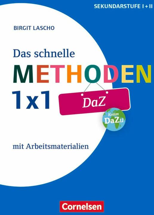 Produktbild Fachmethoden Sekundarstufe I und II. Das schnelle Methoden-1x1 DaZ (Deutsch, Birgit Lascho, 2017)