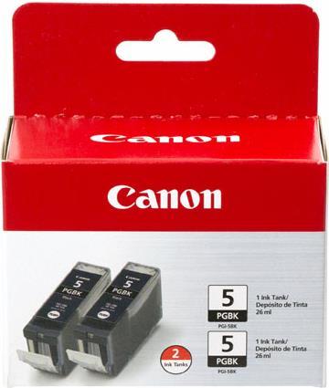 Actual product image Canon PGI-5BK 2er Pack (FC)