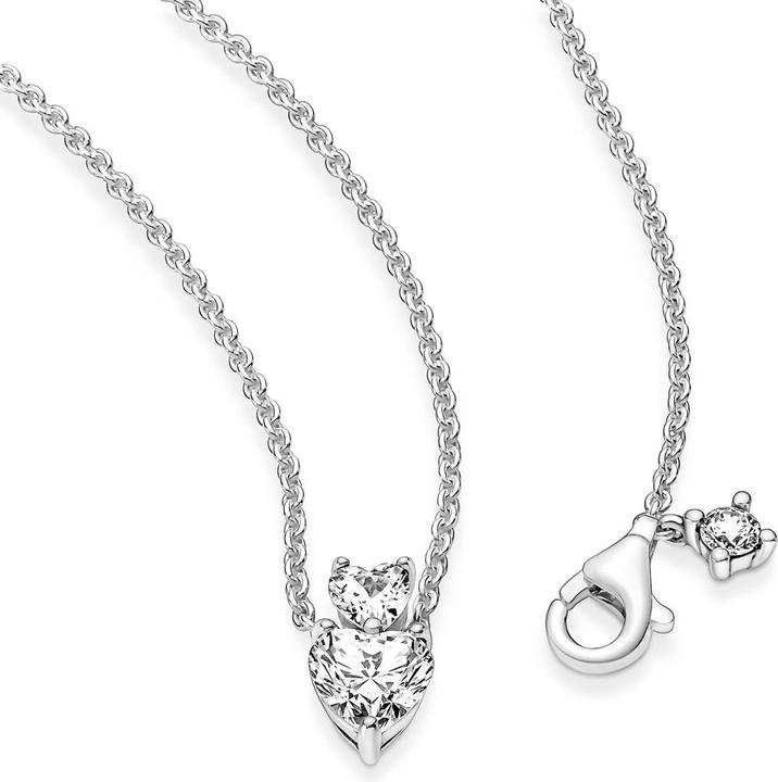 Produktbild Pandora Doppelherz (Sterling Silber 925, 45 cm)