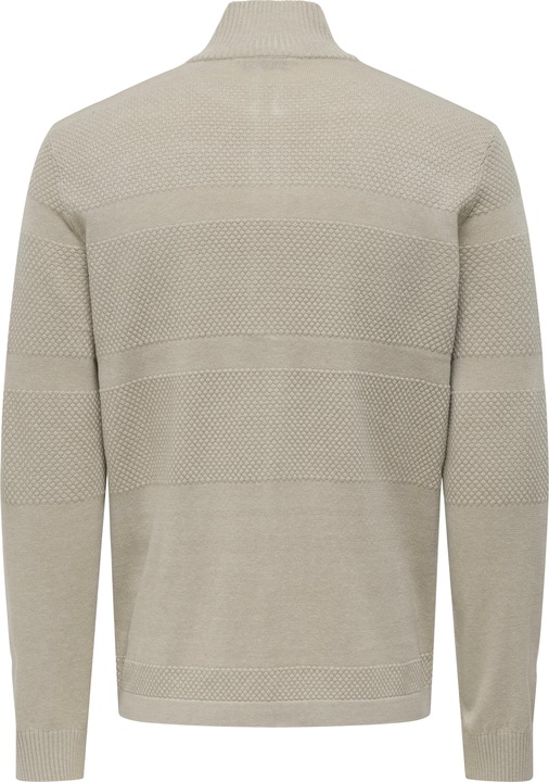 Actual product image Only & Sons Onsmalik Reg 12 Pin Zip Cardigan Knit (XXL)