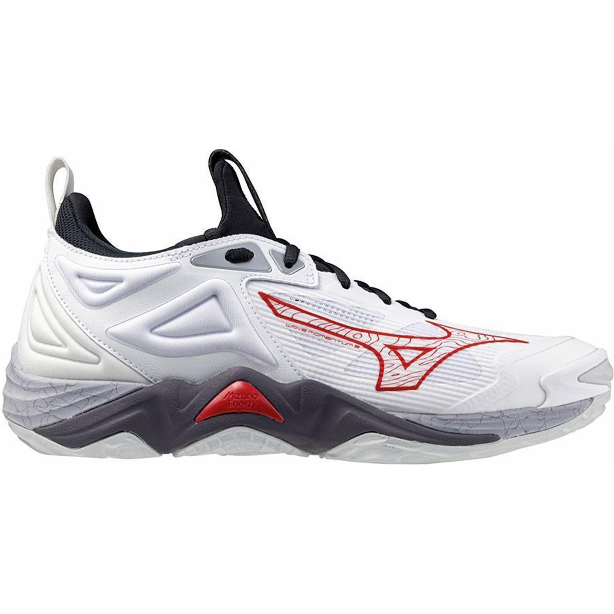Mizuno, Unisex, Hallenschuhe, Wave Momentum 3 (44.5), Weiss