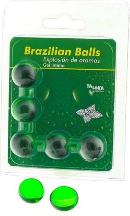 Produktbild Taloka 5 Brasilianische Kugeln Mint Intimgel