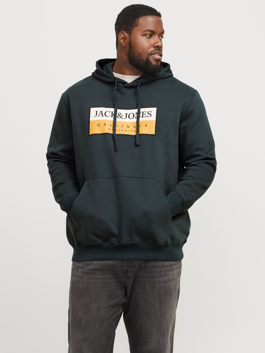 Actual product image Jack & Jones Plus Size Logo Kapuzenpullover Kapuzenpullover (4XL)