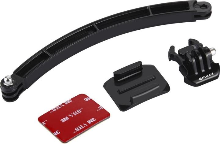 Actual product image Puluz Helmet holder with quick-release fastener (GoPro Hero 11, GoPro Hero 9, GoPro Hero 12, GoPro Hero 10)