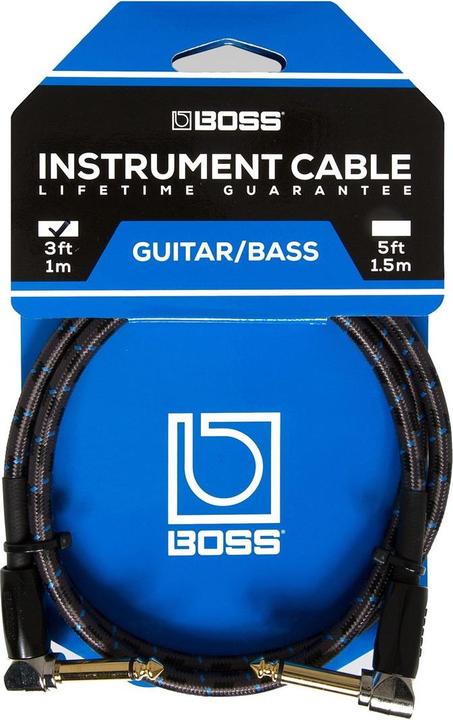 Actual product image BOSS (Electronics) BIC-3AA Instrument Cable (1 m)