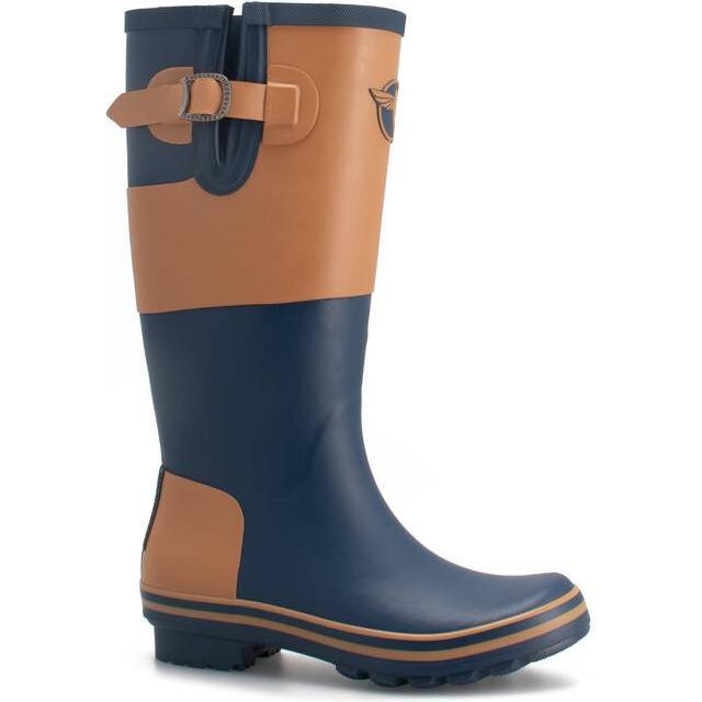 Rouchette, Damen, Gummistiefel, regenstiefel damen influences, Blau, (41)