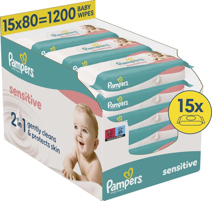 Pampers sensibile (1200 pz.)