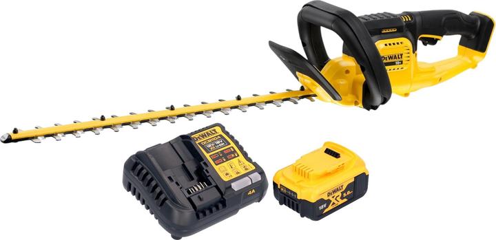 Produktbild DeWalt DCMHT 563 P1 Akku Heckenschere 18 V 55 cm + 1x Akku 5,0 Ah + Ladegerät (Akkubetrieb)