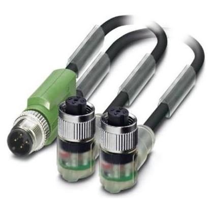 Phoenix Contact Sensor/actuator kabel, Kabels + Stekkers, Zwart