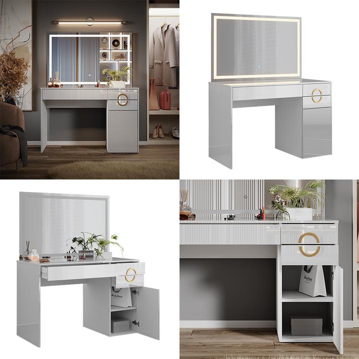 Image du produit Vicco Adela avec miroir LED (115 x 55 x 76.5 cm)