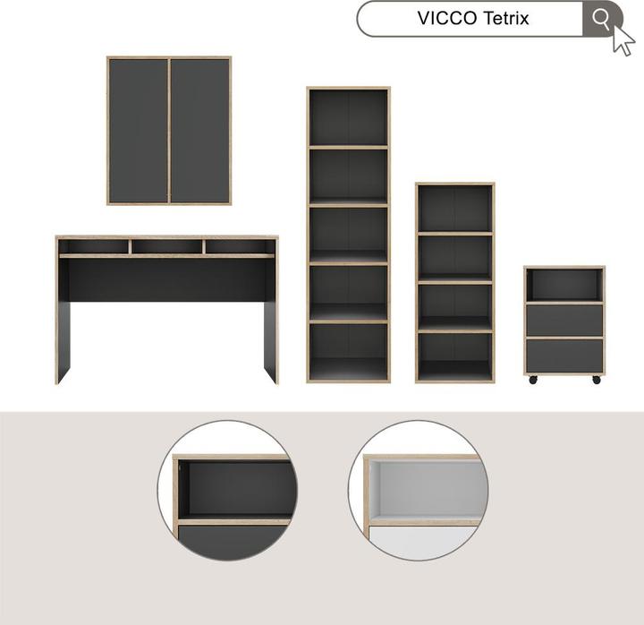 Immagine prodotto Vicco Tetrix (40 x 30 x 100 cm)