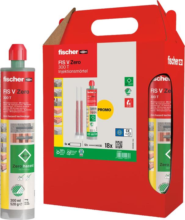 Fischer Injekt.mörtel FIS V Zero 300 T (Sixpack)