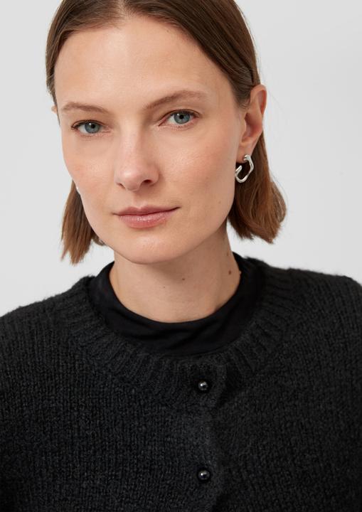 Produktbild s.Oliver Strickjacke Kurzer Strick-Cardigan mit Wolle (40)